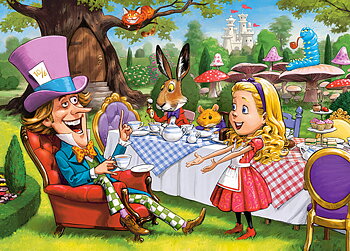 Alice in Wonderland, 120-bitarspussel (B-13456)