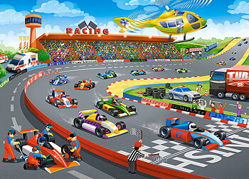 Formula Racing, 120-bitarspussel (B-13470)