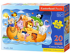 Castorland, 20 Maxibrikker, Standardsortiment