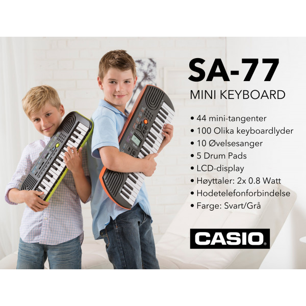 Casio  SA-77 Keyboard - 2