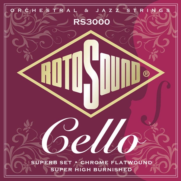 Rotosound Orchestral & Jazz strängset cello 4/4 chrome flatwound