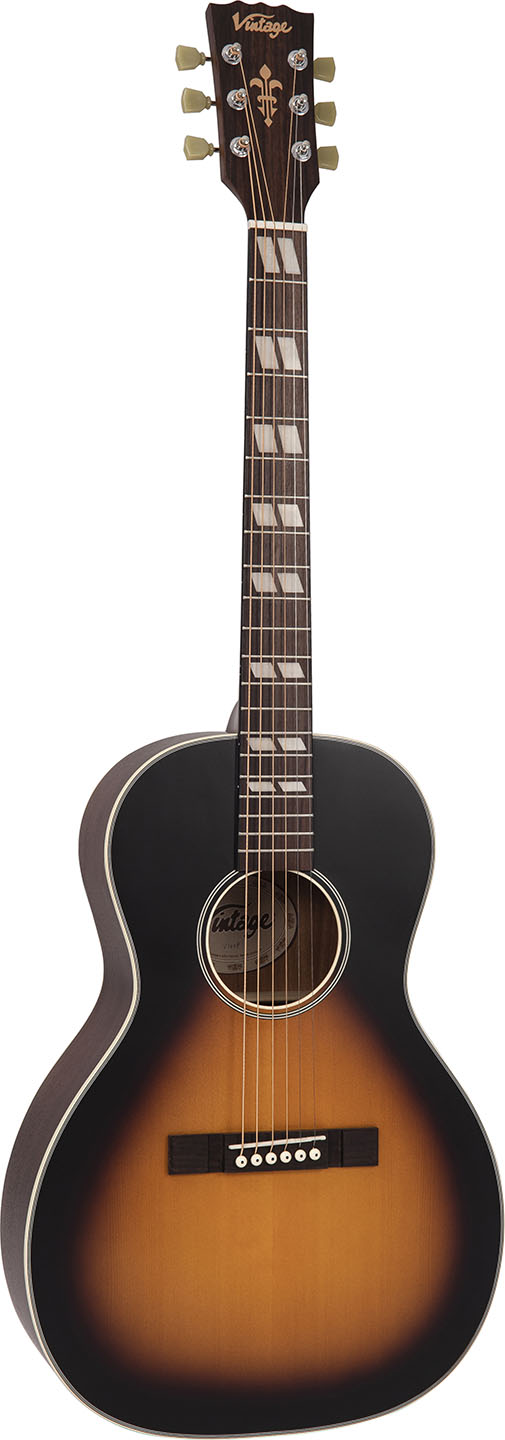 Vintage - V180VSB Historic Parlour Guitar