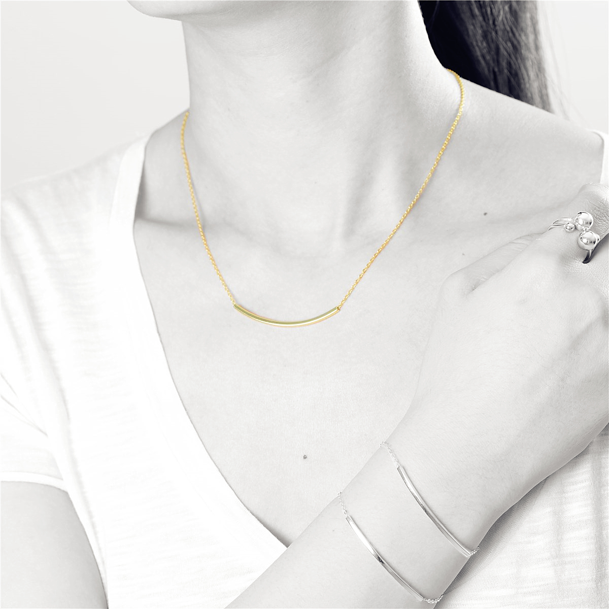 Voguerace V Jewelry Sia Halsband gp - 2