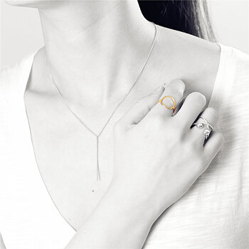 V Jewelry Mia ring gp