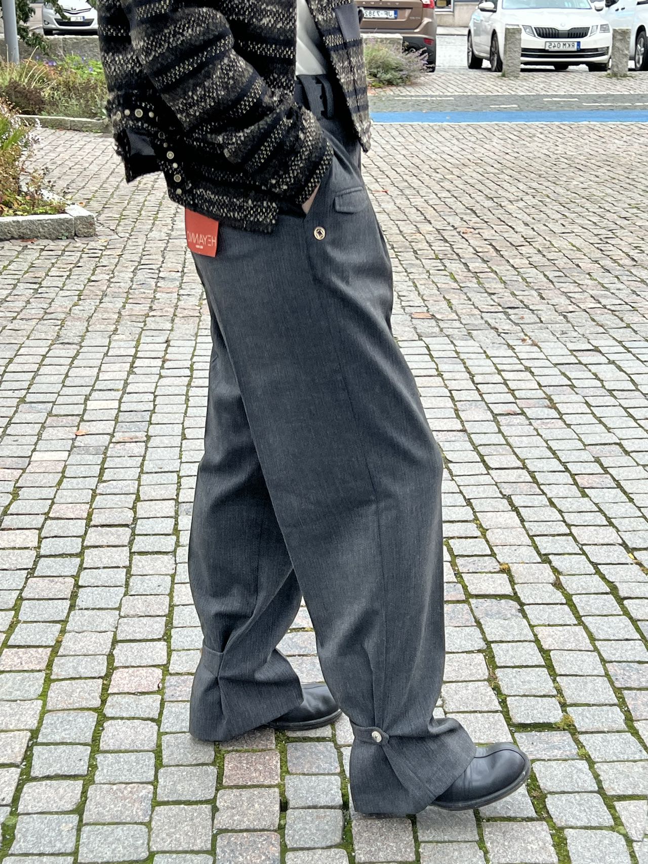 HEYANNO Well Herringbone Pant - 8