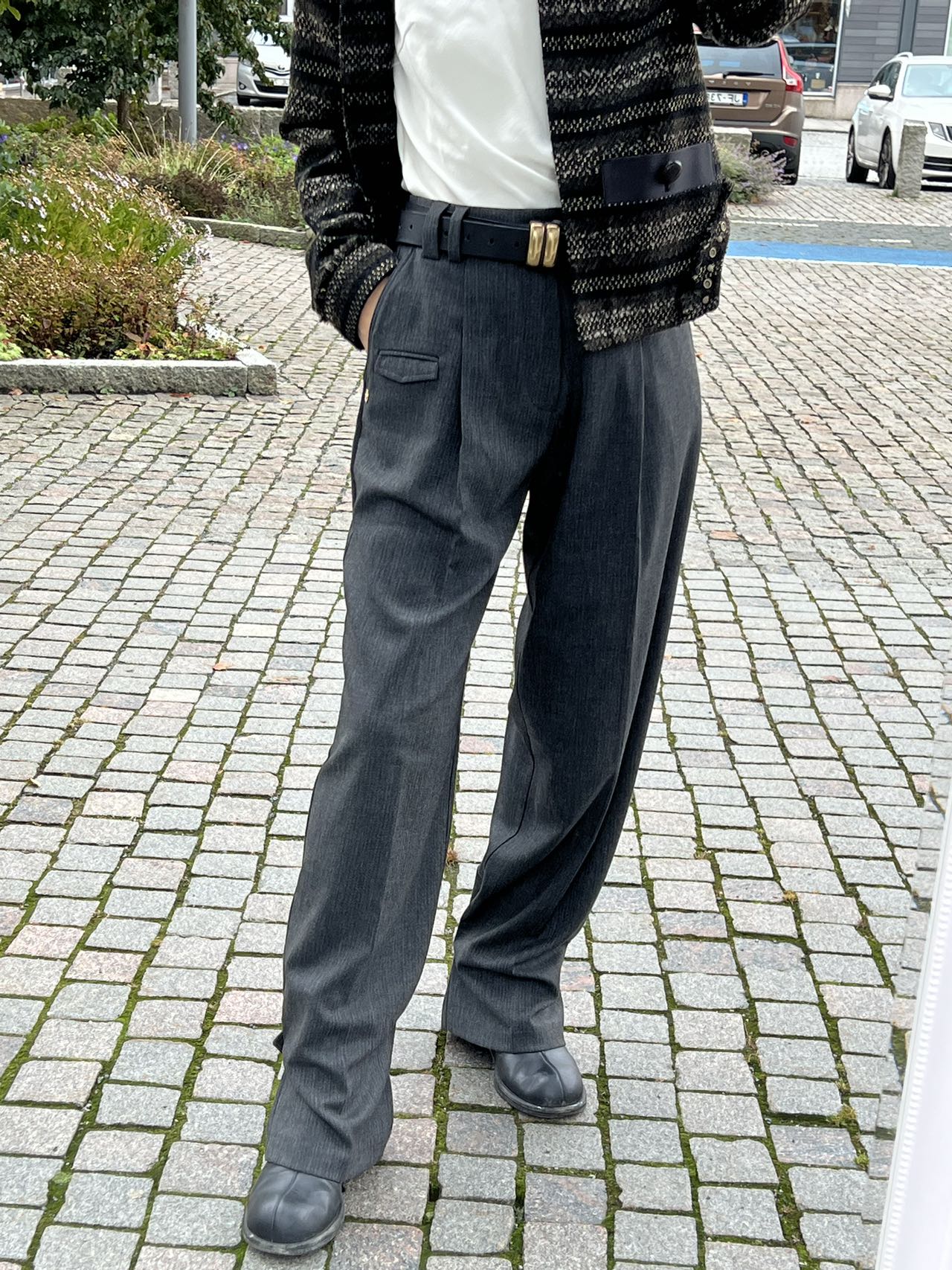 HEYANNO Well Herringbone Pant - 9