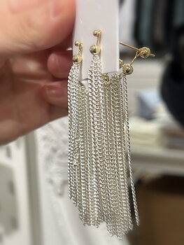 VACC Maxi Tassel Earrings Silver / Gold