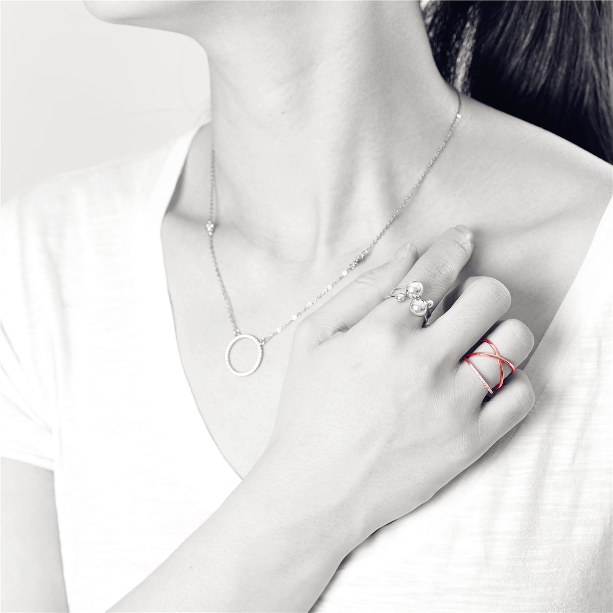 V Jewelry Stina Ring enkel rgp - 2