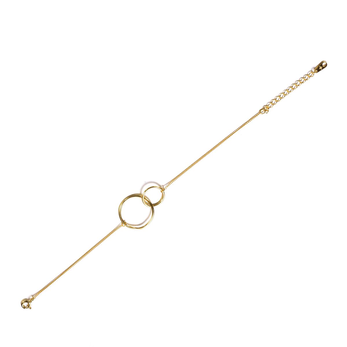 V Jewelry Mia Armband 2 ringar gp