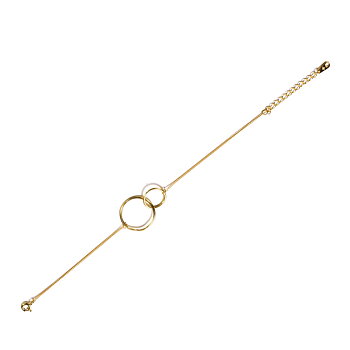 V Jewelry Mia Armband 2 ringar gp