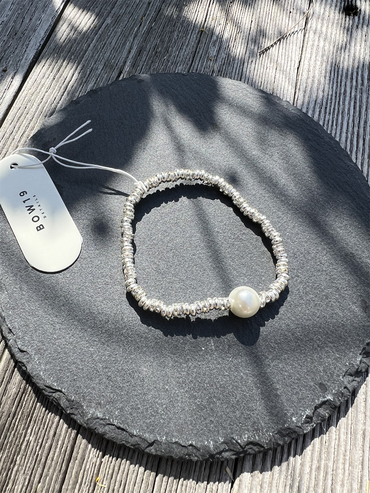 BOW19 Glow Elastic Bracelet Silver