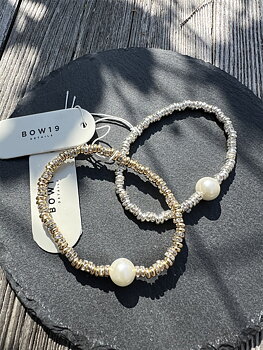 BOW19 Glow Elastic Bracelet Silver