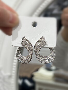 VACC Oval Earrings Silver