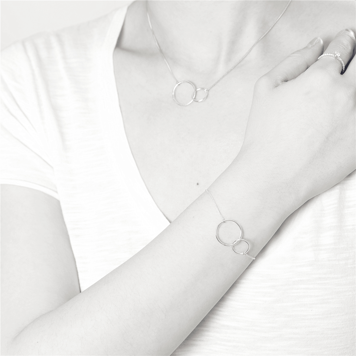 V Jewelry Mia Armband 2 ringar sp - 2