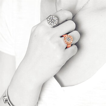 V Jewelry Irma Liten Ring Roseguld