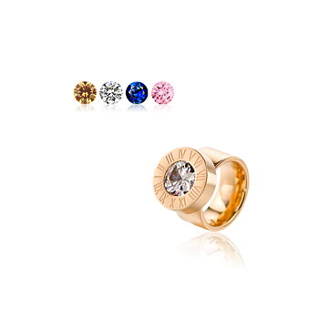 V Jewelry Irma Stor Ring Roseguld