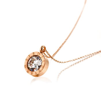 V Jewelry Irma Halsband Roseguld