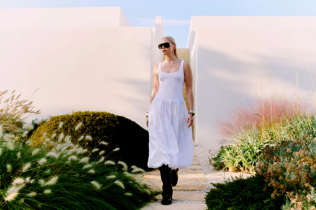 Copenhagen Muse Siv Dress with Ballooneffect White - 2