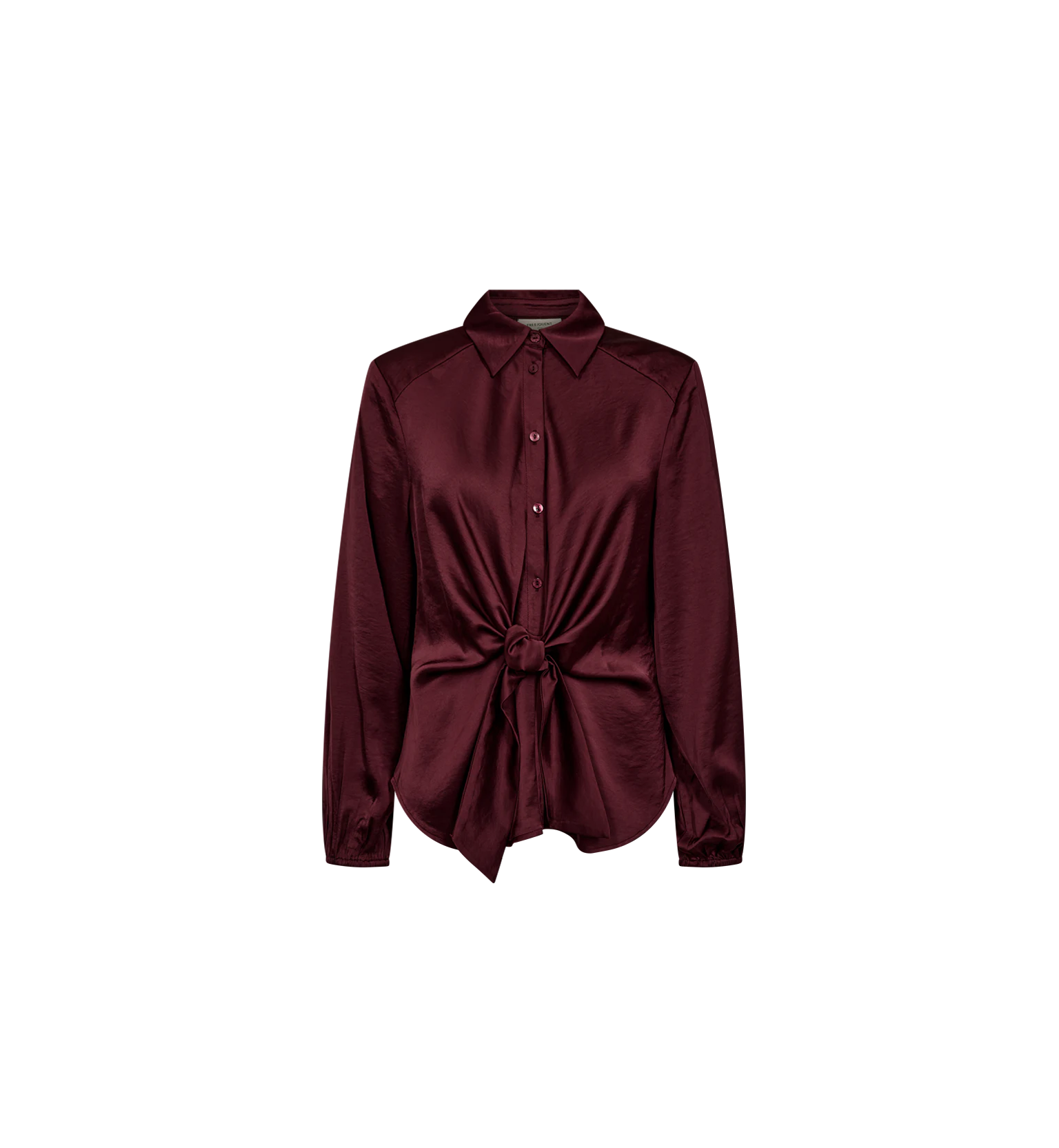 FREE/QUENT Dove Blouse Bordeaux