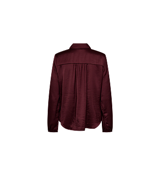 FREE/QUENT Dove Blouse Bordeaux