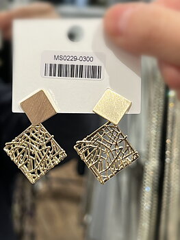 VACC Dreamcatcher Earrings Gold