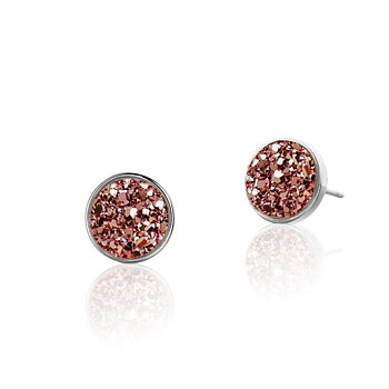 V Jewelry Lizz Studs Roseguld 8mm Platinum