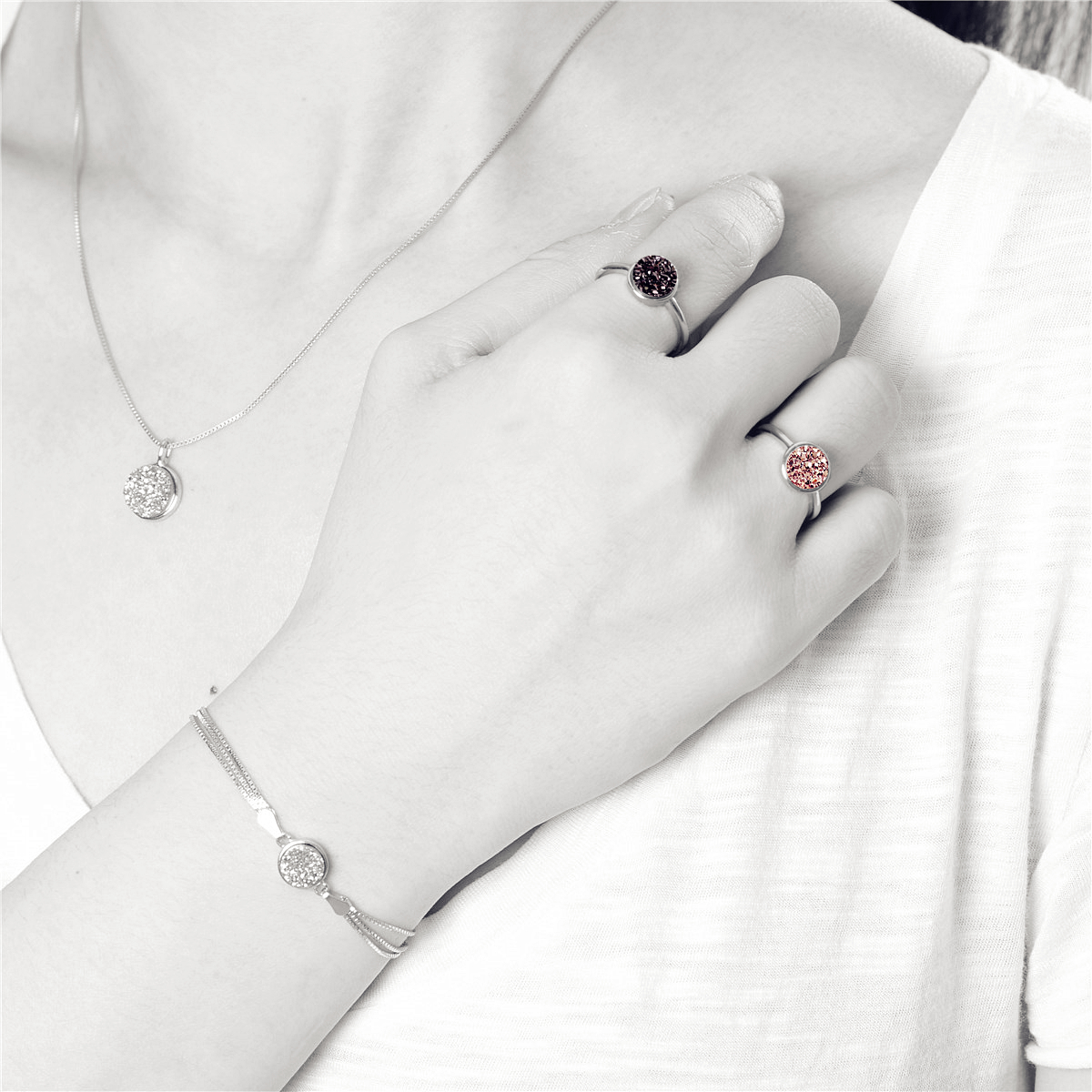 V Jewelry Lizz Ring Roseguld Platinum - 2