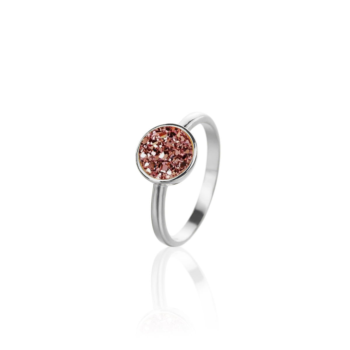 V Jewelry Lizz Ring Roseguld Platinum
