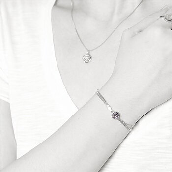 V Jewelry Lizz Armband Silver Platinum