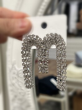 VACC Horseshoe Shaped Earrings Silver