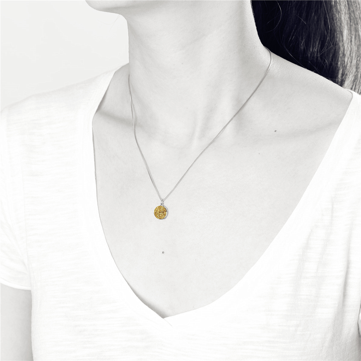 V Jewelry Lizz Halsband Guld Platinum - 2