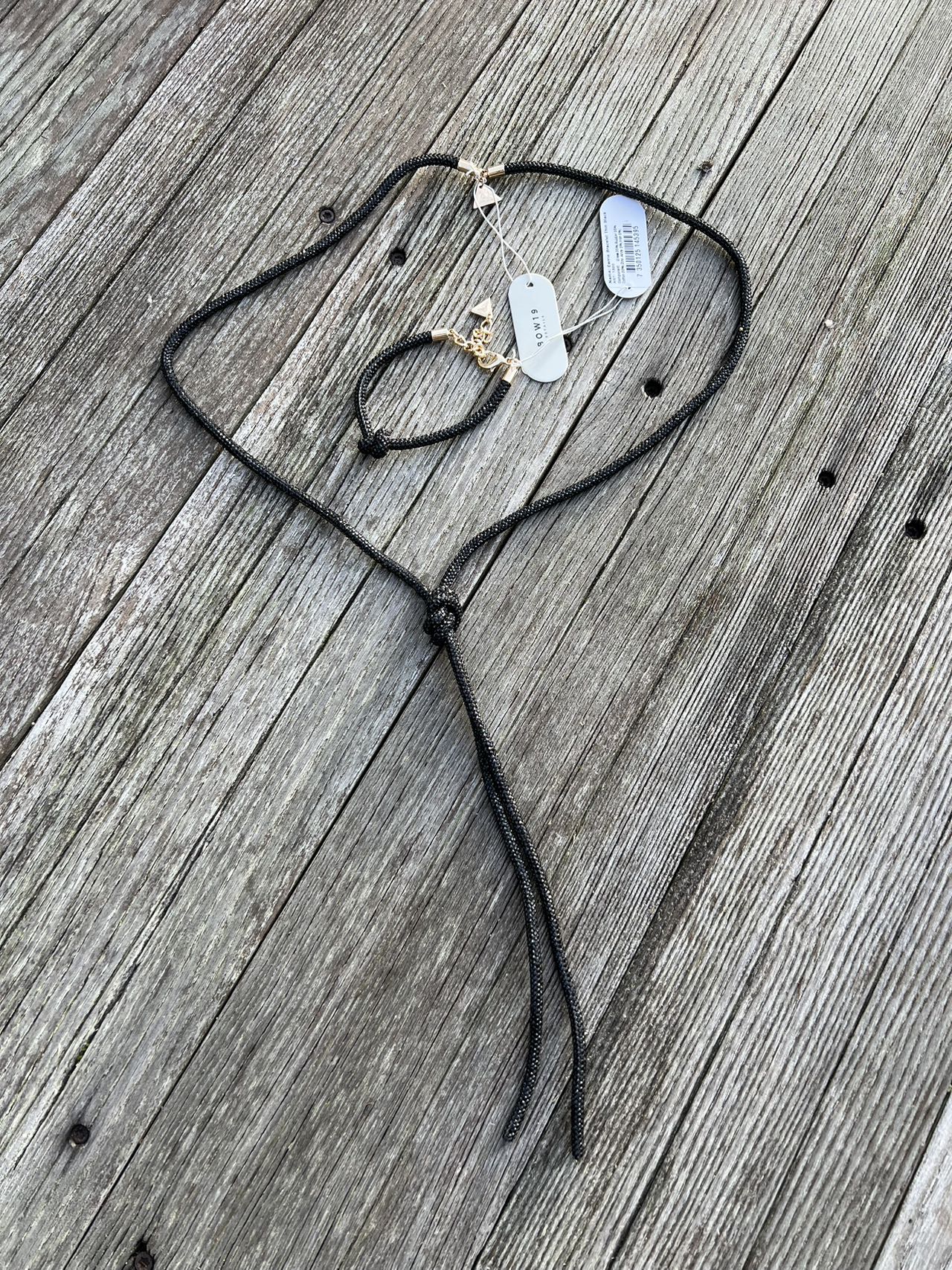 BOW19 Carrie Bracelet Thin Black - 2