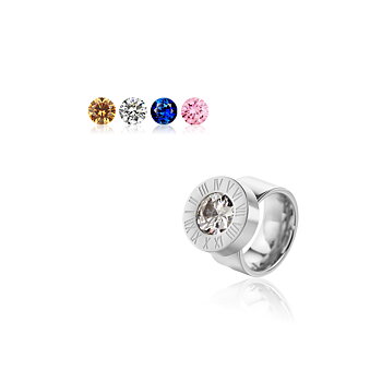 V Jewelry Irma Stor Ring Stål