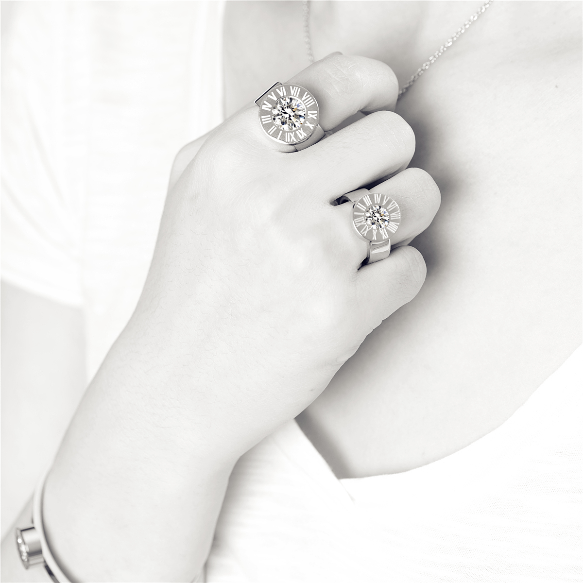 V Jewelry Irma Stor Ring Stål - 2