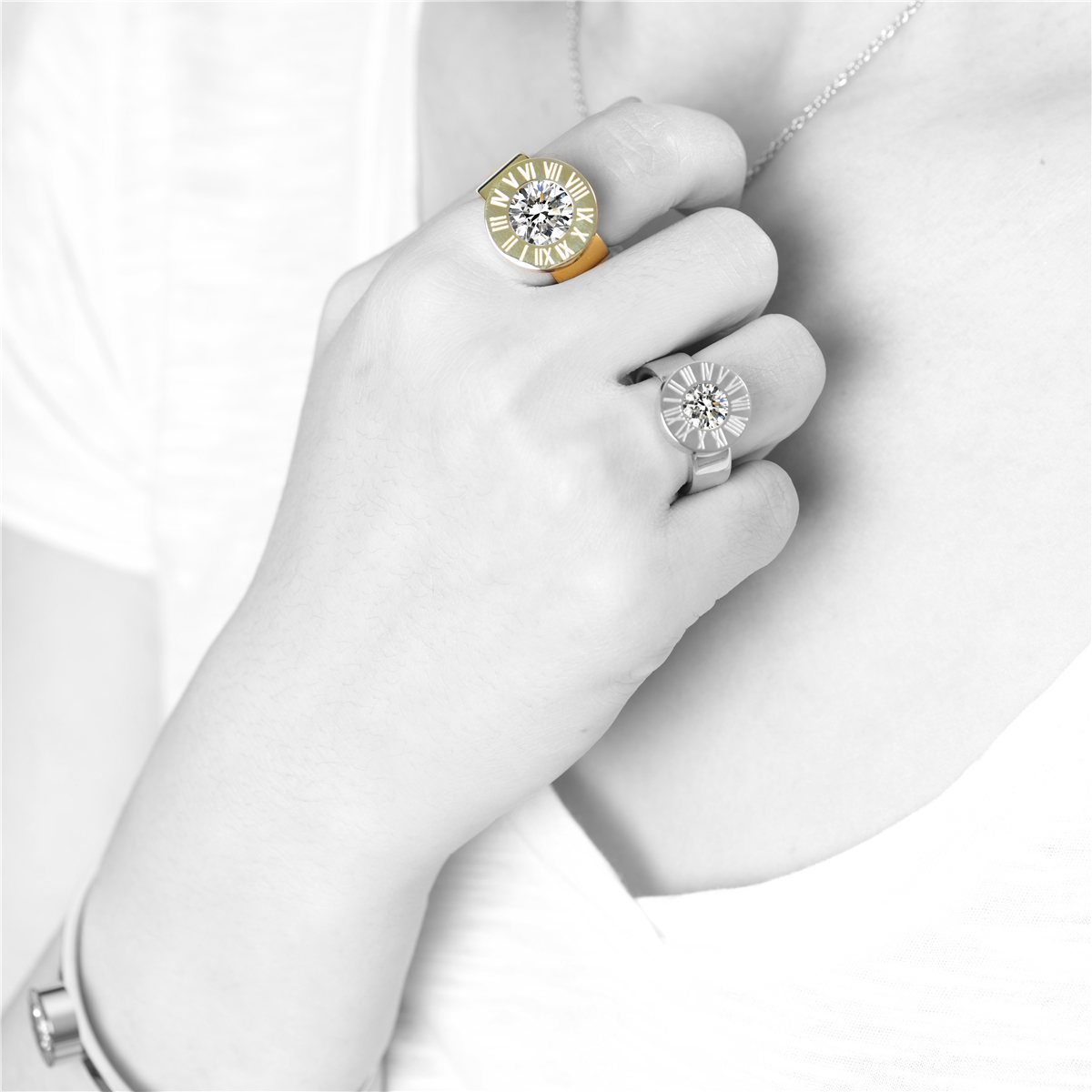 V Jewelry Irma Stor Ring Guld - 2
