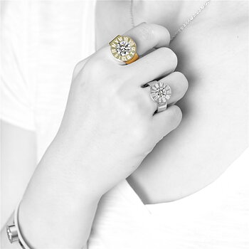 V Jewelry Irma Stor Ring Guld