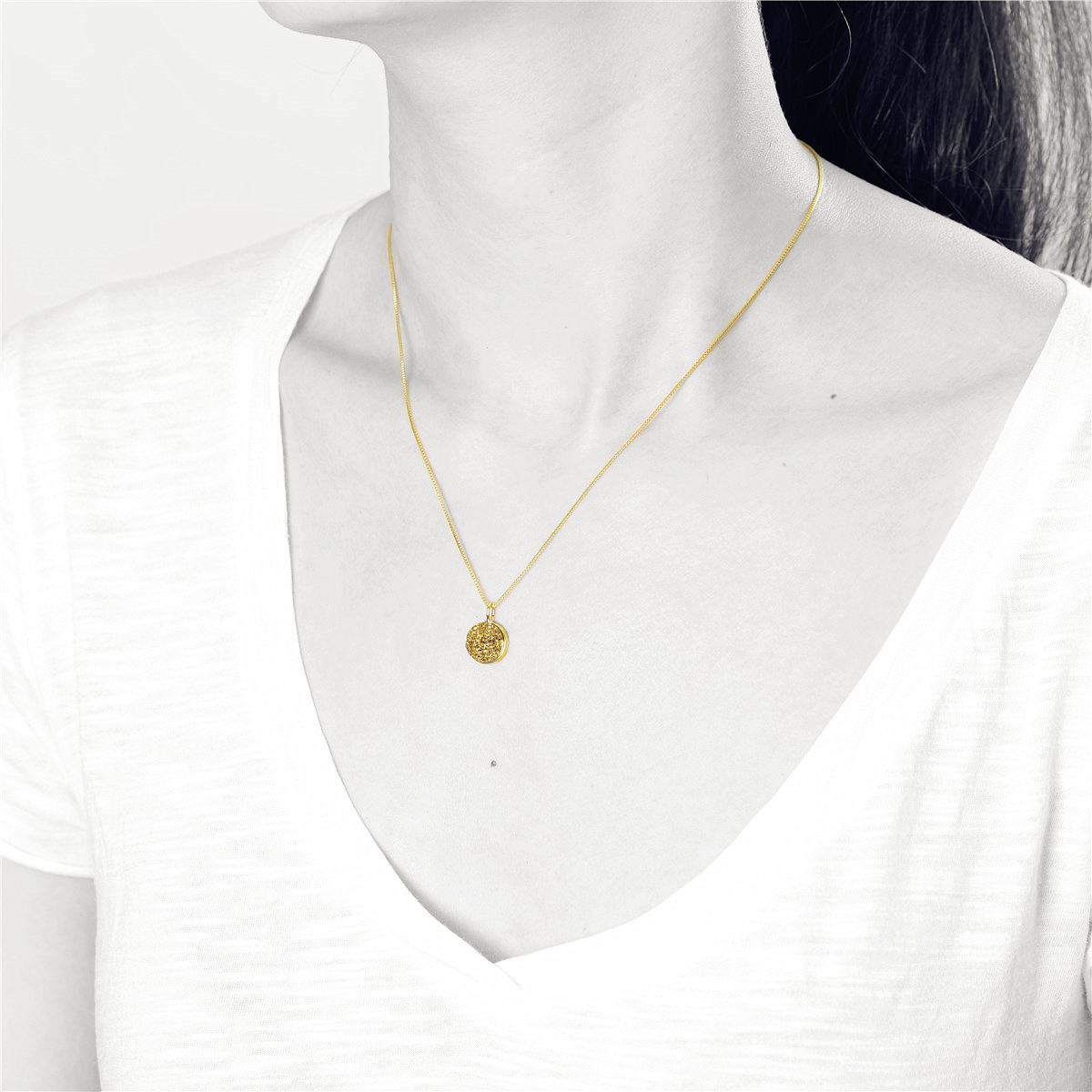 V Jewelry Lizz Halsband Guld Guld - 2