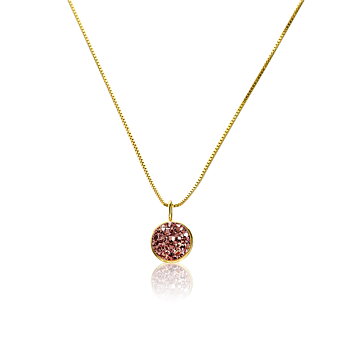 V Jewelry Lizz Halsband Roseguld Guld