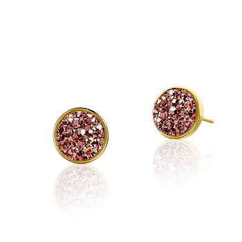 V Jewelry Lizz Studs Roseguld 8mm Guld