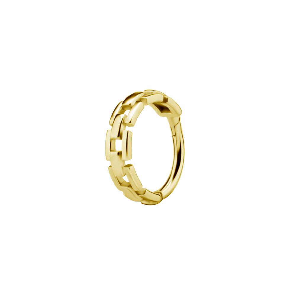 Clicker till conch - 316L kirurgstål -24K guld PVD