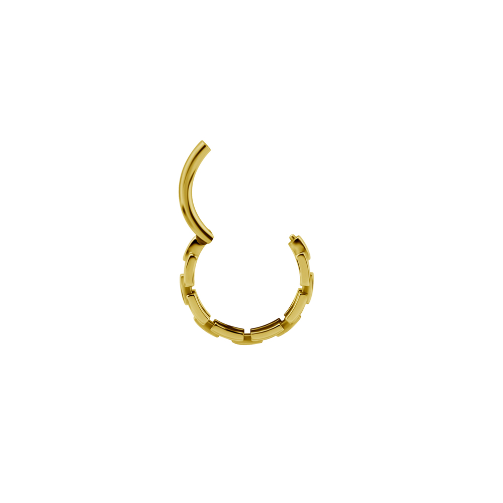 Clicker till conch - 316L kirurgstål -24K guld PVD - 3