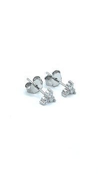 STUDS ÖRHÄNGEN SILVER | TRINITY
