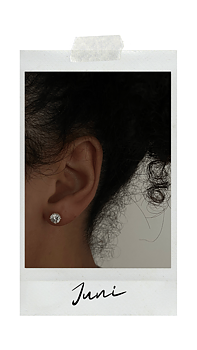 GULDPLÄTERADE SILVER STUDS | JUNI