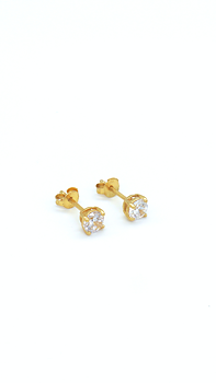 GULDPLÄTERADE SILVER STUDS | MILIA