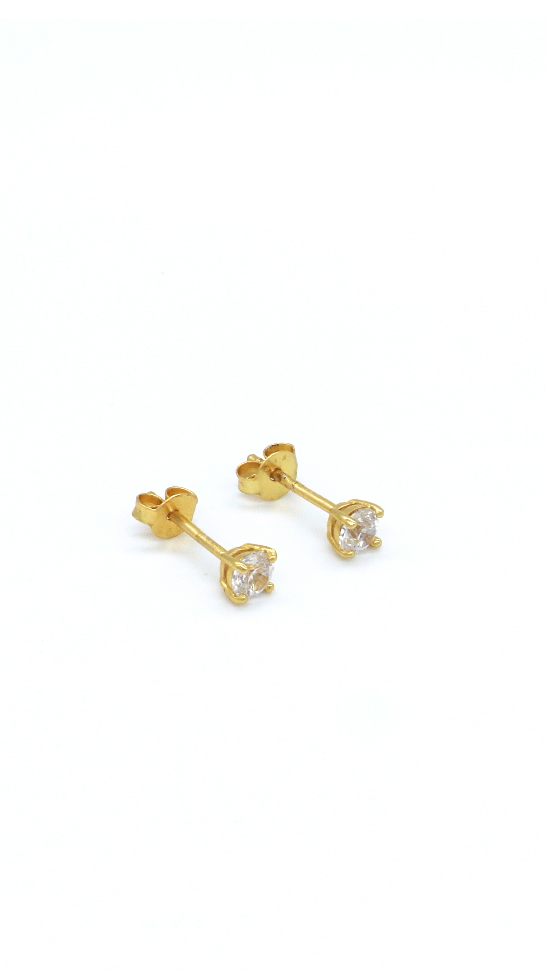 GULDPLÄTERADE SILVER STUDS | ALICIA