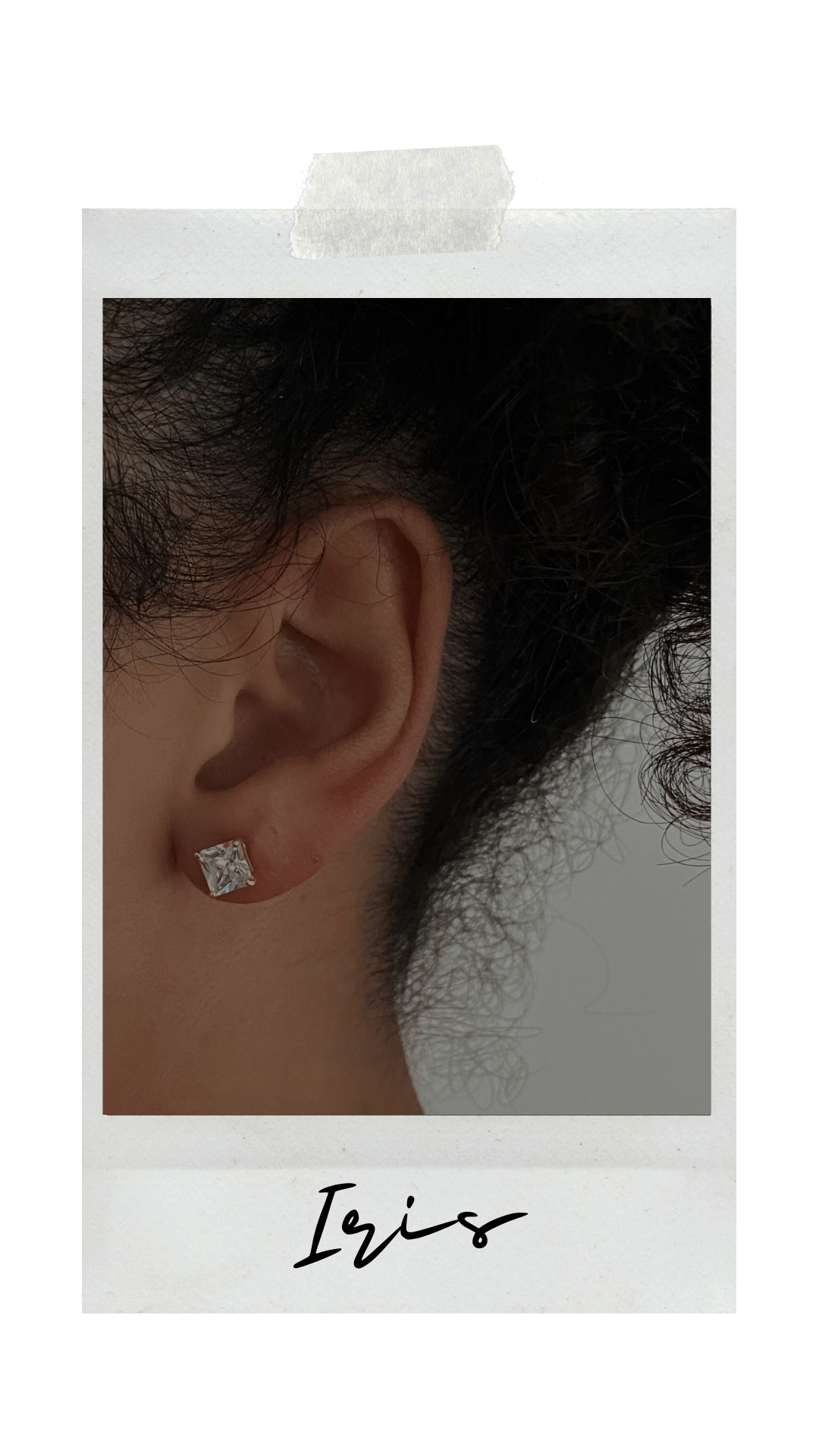 GOLD PLATED SILVER STUDS | IRIS - 2
