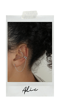 STUDS ÖRHÄNGEN SILVER | ADIE