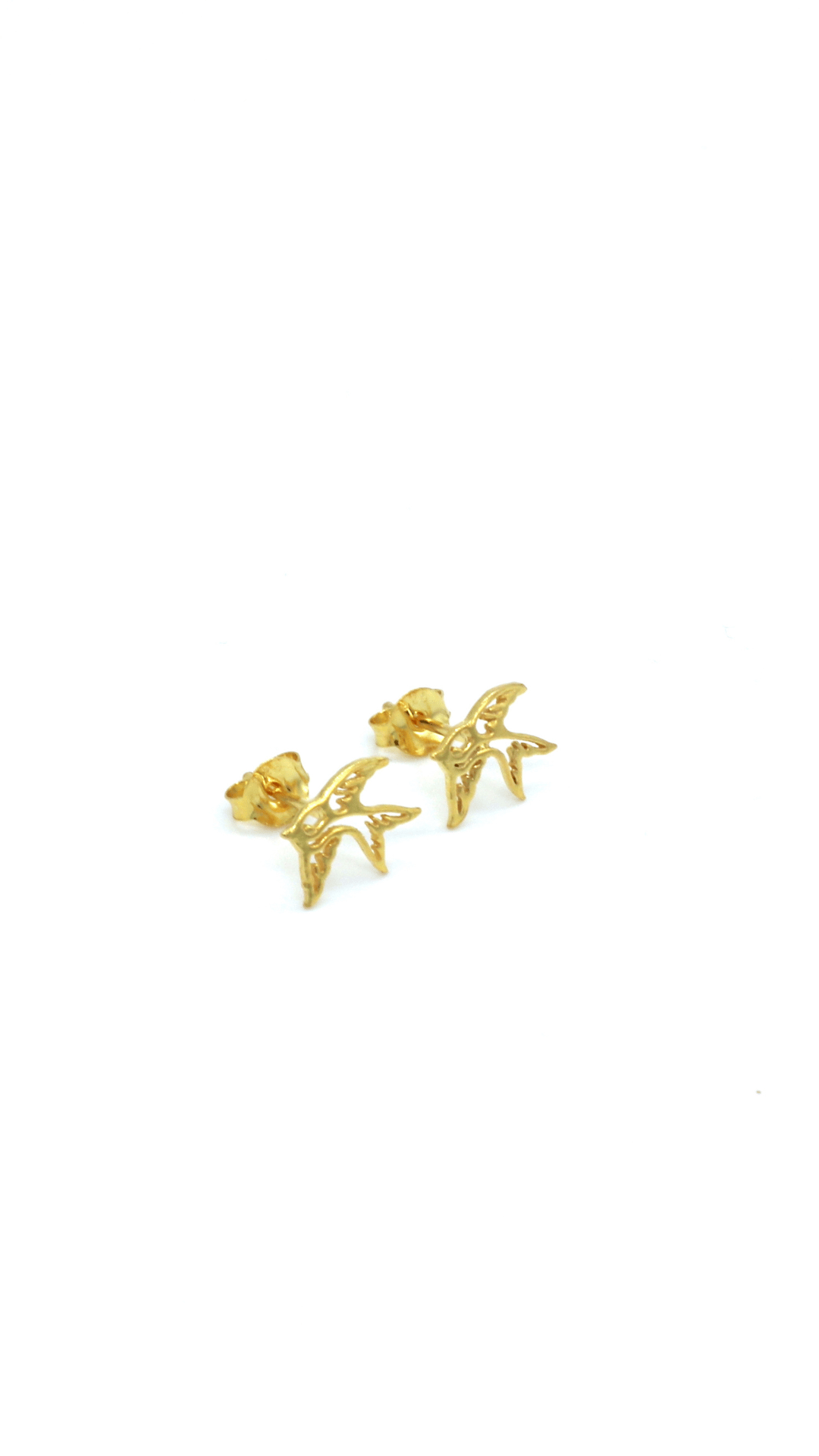 GOLD PLATED SILVER STUDS | HEDDA