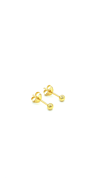 GULDPLÄTERADE SILVER STUDS | NORA