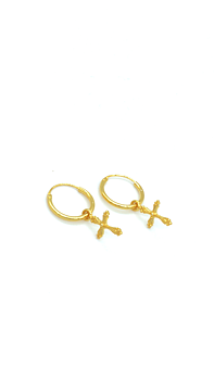 GULDPLÄTERADE SILVER HOOPS | MEJA